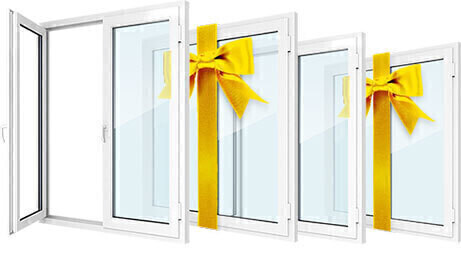 При заказе окна - энергосберегающий теплопакет в подарок!