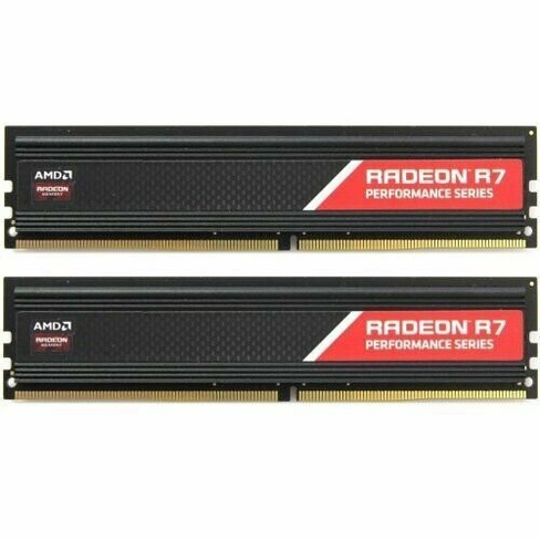 Оперативная память AMD Radeon R7 Performance 32 ГБ (16 ГБ x 2) DDR4 2666 МГц CL16 (R7S432G2606U2K)