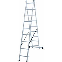 Алюминиевая двухсекционная лестница WORKY ARD255929