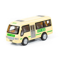 Городской автобус Полесье инерционный, со светом и звуком арт.78964