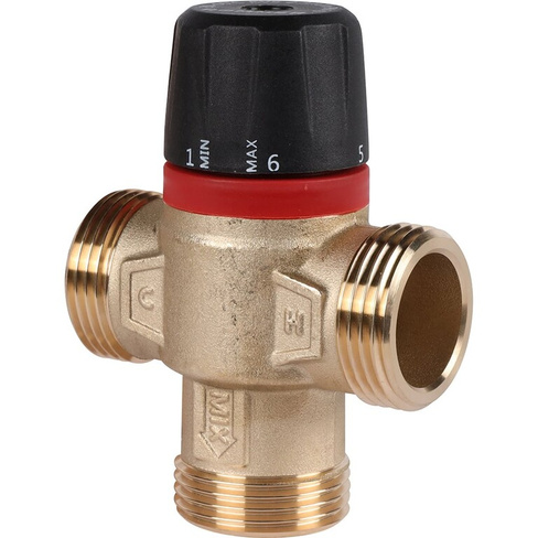 Термостатический смесительный клапан для систем отопления и гвс ROMMER RG0092NU9FV1H9