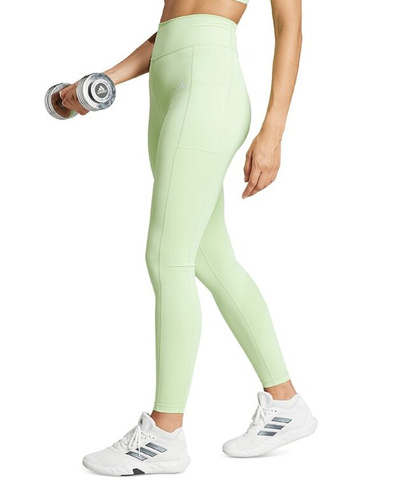 Женские влагоотводящие леггинсы во всю длину Optime adidas, зеленый