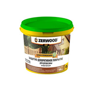 Покрытие защитно-декоративное Zerwood ZDP 0,9 кг бесцвет. аквалазурь