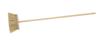 Метла Зубр с деревянной ручкой, ПЭТ, 120 см, 24 см 39231-24