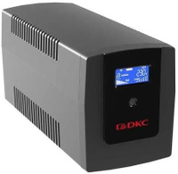 Линейно-интерактивный ИБП ДКС серии Info LCD, 1500 ВА/900 Вт, 1/1, 3xSchuko, USB + RJ45, LCD, 2x8Aч