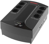 Линейно-интерактивный ИБП ДКС серии Info PDU, 800 ВА/480 Вт, 1/1, 6xSchuko, USB для зарядки (2), USB + RJ11, 1x8Aч DKC
