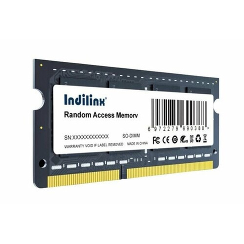 Оперативная память INDILINX 8GB DDR3 1600MHz CL11 SO-DIMM IND-ID3N16SP08X Indilinx