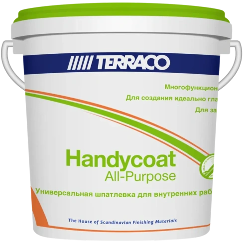 TERRACO HANDYCOAT Acrilic All-Purpose универсальная шпатлевка, зеленая крышка