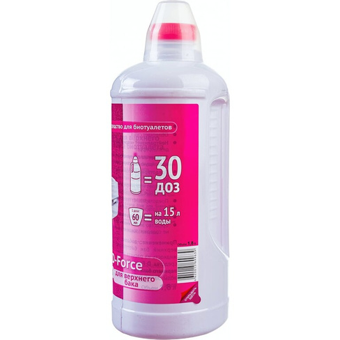 Жидкое средство для биотуалетов Ваше Хозяйство D-Force Pink