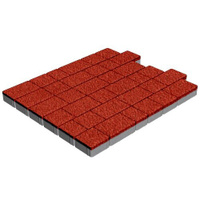 Тротуарная плитка Инсбрук Альт Брик, 60 мм, Красный, Old-Age