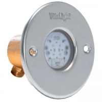 Светодиодный прожектор для бассейна Hugo Lahme VitaLight 4 Power LED 3.0, 11 Вт, 24 В, Ø=110 мм, тёплый белый свет 3000