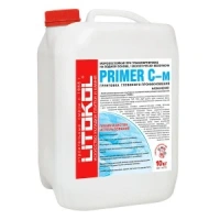Грунтовка Litokol Primer С-M глубокого проникновения, цвет белый, 10 кг, цена за 1 канистра