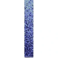 Мозаика стеклянная Reexo M175, цвет: микс, растяжка (синий кобальт+голубой 10%+синий кобальт 10%), цена за 1 м2