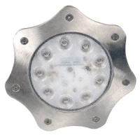 Прожектор для фонтанов светодиодный Kivilcim Lux 12 Power LED, 12 Вт, 12 В, нержавеющая сталь (свет белый), цена за 1 шт