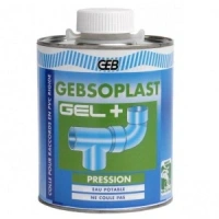 Клей для труб ПВХ GEB Gebsoplast Gel+, 1000 мл, цена за 1 шт