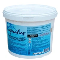 Дезинфицирующее средство Aquatics быстрорастворимое, стабилизированный хлор, гранулы 5 кг, цена за 1 шт
