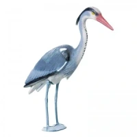 Птица искусственная Heissner "Цапля", 75 см (флюгер для отпугивания птиц), цена за 1 шт