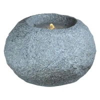 Фонтан интерьерный Heissner Grey Rock LED с подсветкой, 50х47х30 см, серый, искусственный камень, цена за 1 компл