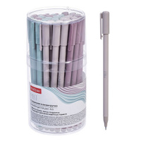 Ручка пиши-стирай гелевая Hatber Mist синяя, 0,6мм, ассорти, цветной пластиковый корпус