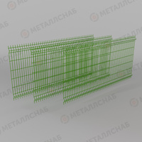 3D-Панели ограждения 1730х2500х3 полимерное покрытие RAL 9016