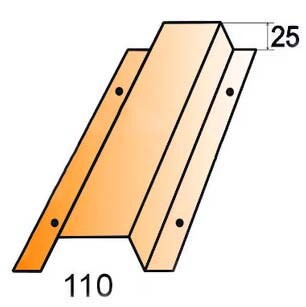 Штакетник №14, цвет RAL1014, покрытие Полиэстер