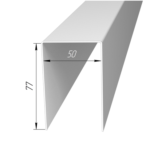 П-профиль для изготовления ферм и стропильных систем №51, толщина металла 0,5 мм