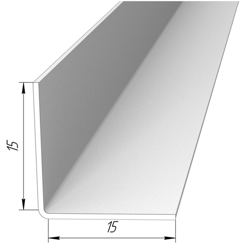 Угловой L-профиль №118, толщина металла 1,5 мм