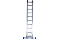 Лестница-стремянка H3 5310 трехсекционная алюминиевая 3x10 ступеней Alumet 2.81-6.46 м
