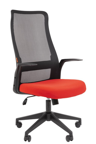 Офисное кресло Chairman 573 Россия черный/красный
