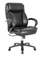 Офисное кресло Chairman CH400 рециклированная кожа, черный