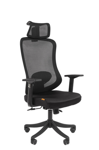 Офисное кресло Chairman CH563 черный пластик, черный