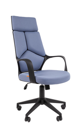 Офисное кресло Chairman 525 Россия ткань T02 голубой