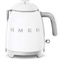 Чайник электрический SMEG KLF05WHEU, 1400Вт, белый и серебристый