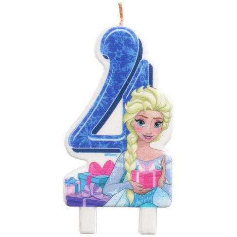 Свеча в торт цифра 4 Disney
