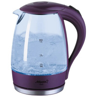 Стеклянный электрический чайник Atlanta ATH-2461 violet