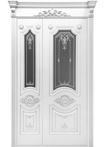 Межкомнатная дверь Анталия, Серебро GL