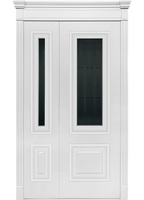 Межкомнатная дверь Валенсия, белая GL