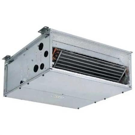 Фанкойл для охлаждения или нагрева воздуха, кассетный, Раз-р: 730х730х290 мм, М-ка: КЭВ-5Ф85КС