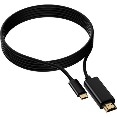 Кабель-переходник аудио-видео Buro USB Type-C (m) - HDMI (m), ver 2.0, 1.5м, черный [bu-typec-hdmi-1.5m]