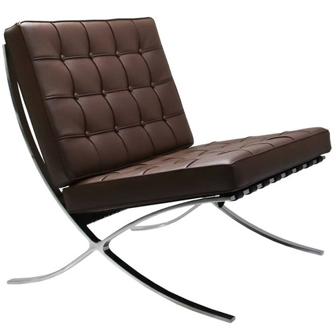 Кресло BARCELONA CHAIR коричневый Bradexhome