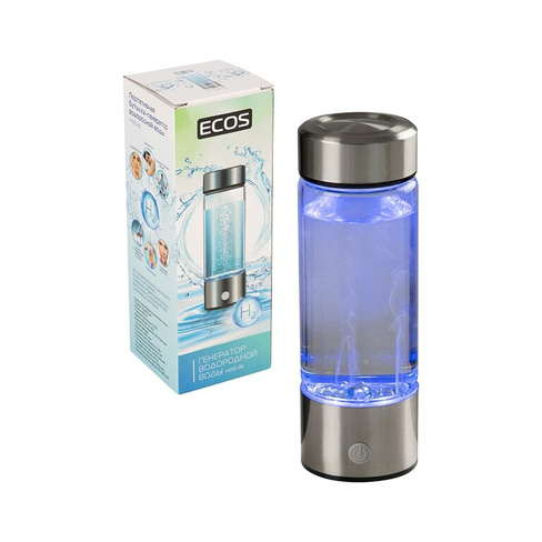 Портативная бутылка-генератор водородной воды Ecos 323483