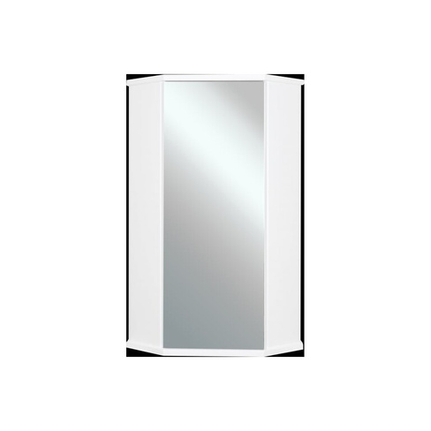 Угловой подвесной зеркальный зеркало-шкаф Misty Лилия-34