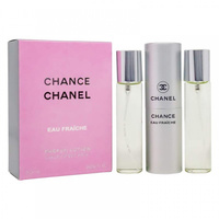 Набор женской парфюмерной воды Chanel Chance Eau Fraiche, 3 х 20 мл