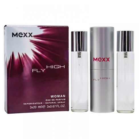 Женская парфюмерная вода Mexx Fly High Woman, 3х 20 мл