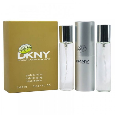Женская парфюмерная вода Donna Karan DKNY Be Delicious, 3х 20 мл