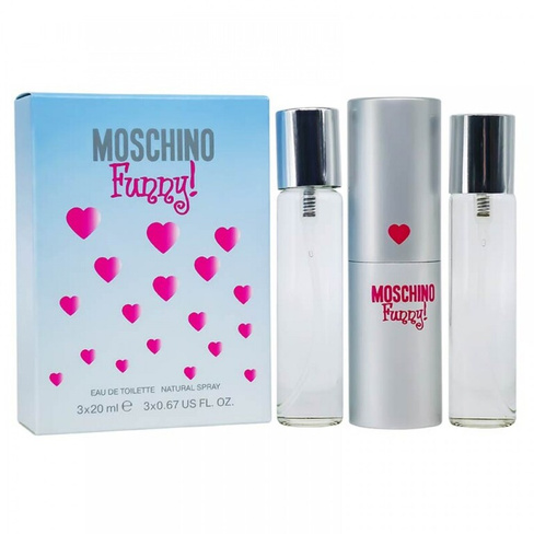 Женская парфюмерная вода Moschino Funny!, 3х 20 мл