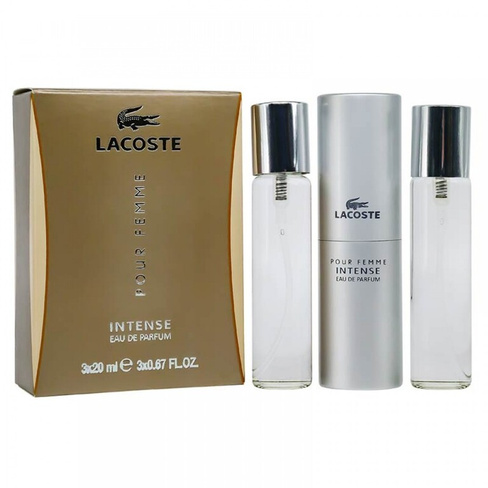Женская парфюмерная вода Lacoste Pour Femme Intense, 3х 20 мл