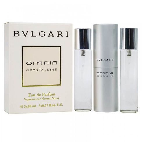 Женская парфюмерная вода Bvlgari Omnia Crystalline, 3х 20 мл