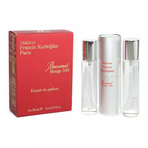 Набор парфюмерной воды унисекс Maison Francis Kurkdjian Baccarat 540 Extrait de parfum. 3х20 мл
