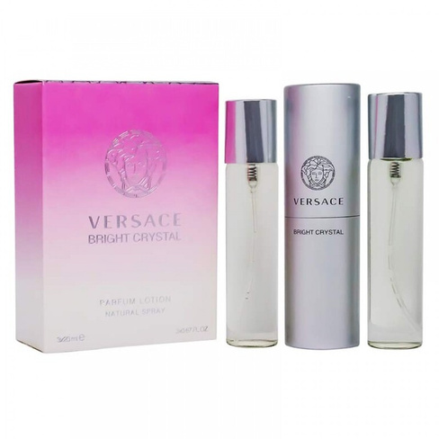 Женская парфюмерная вода Versace Bright Crystal, 3х 20 мл